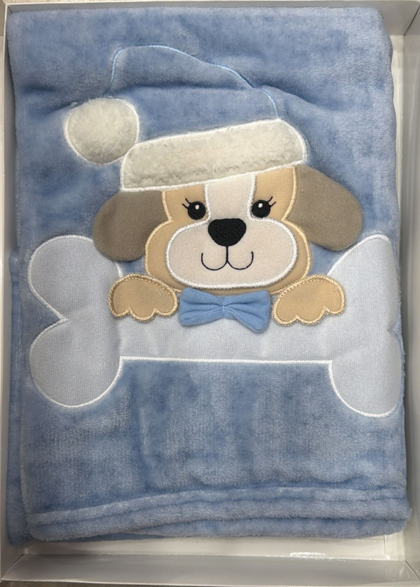 Plaid Passeggino Melanie Cane 3D 75x100 cm Copertina Morbida Neonato Art. CC501
