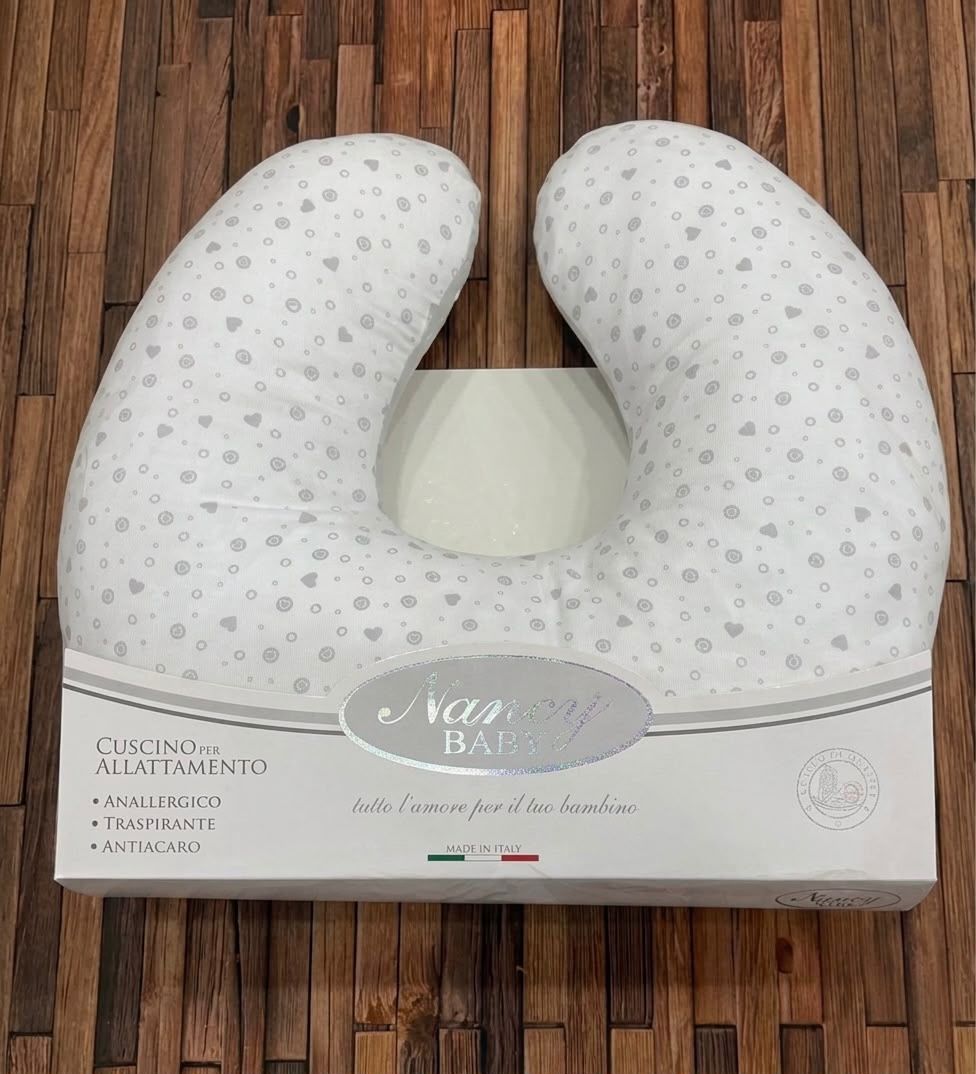 Cuscino Allattamento Nancy Baby Anallergico Traspirante Antiacaro Made in Italy