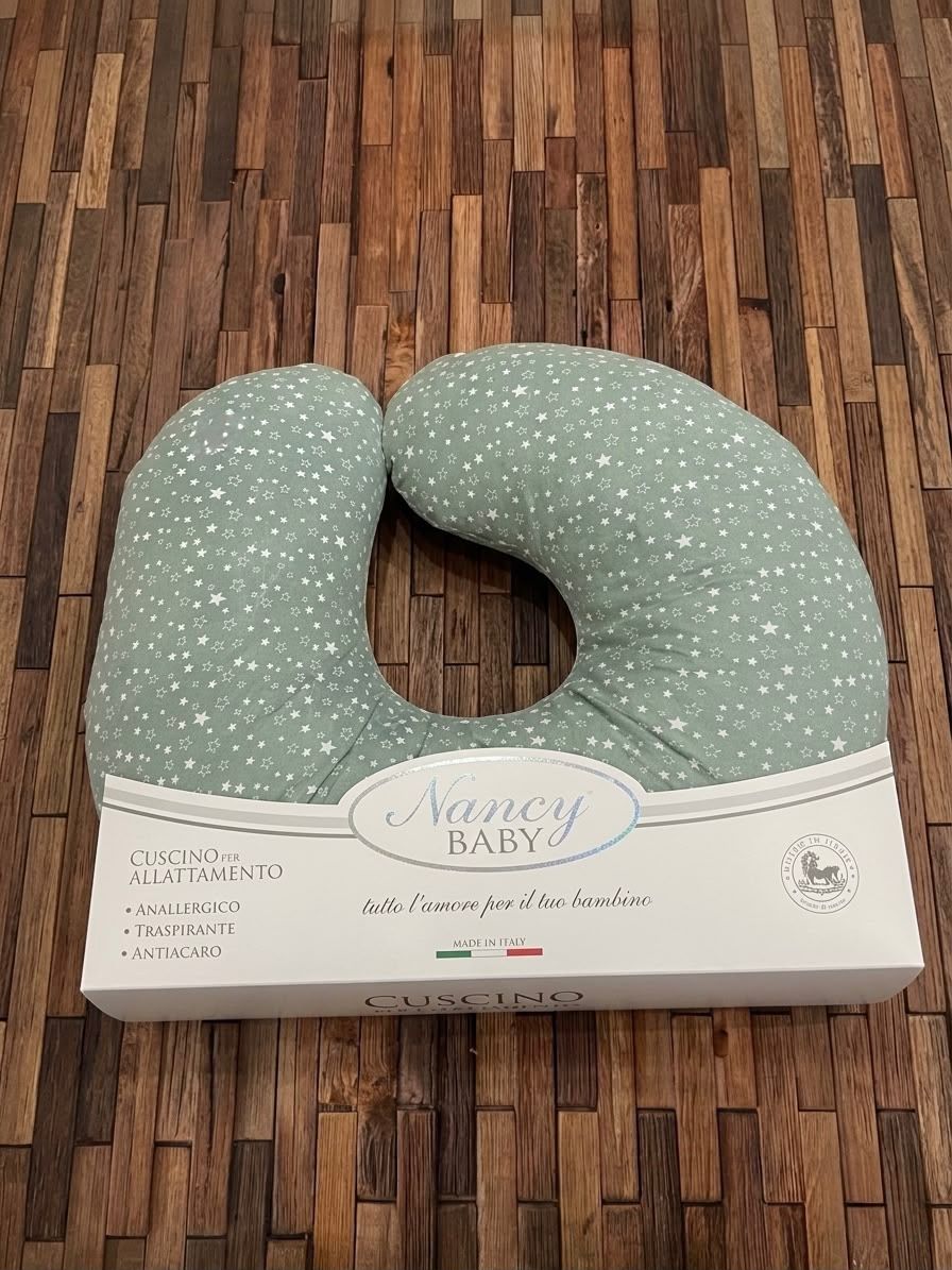 Cuscino Allattamento Nancy Baby Anallergico Traspirante Antiacaro Made in Italy