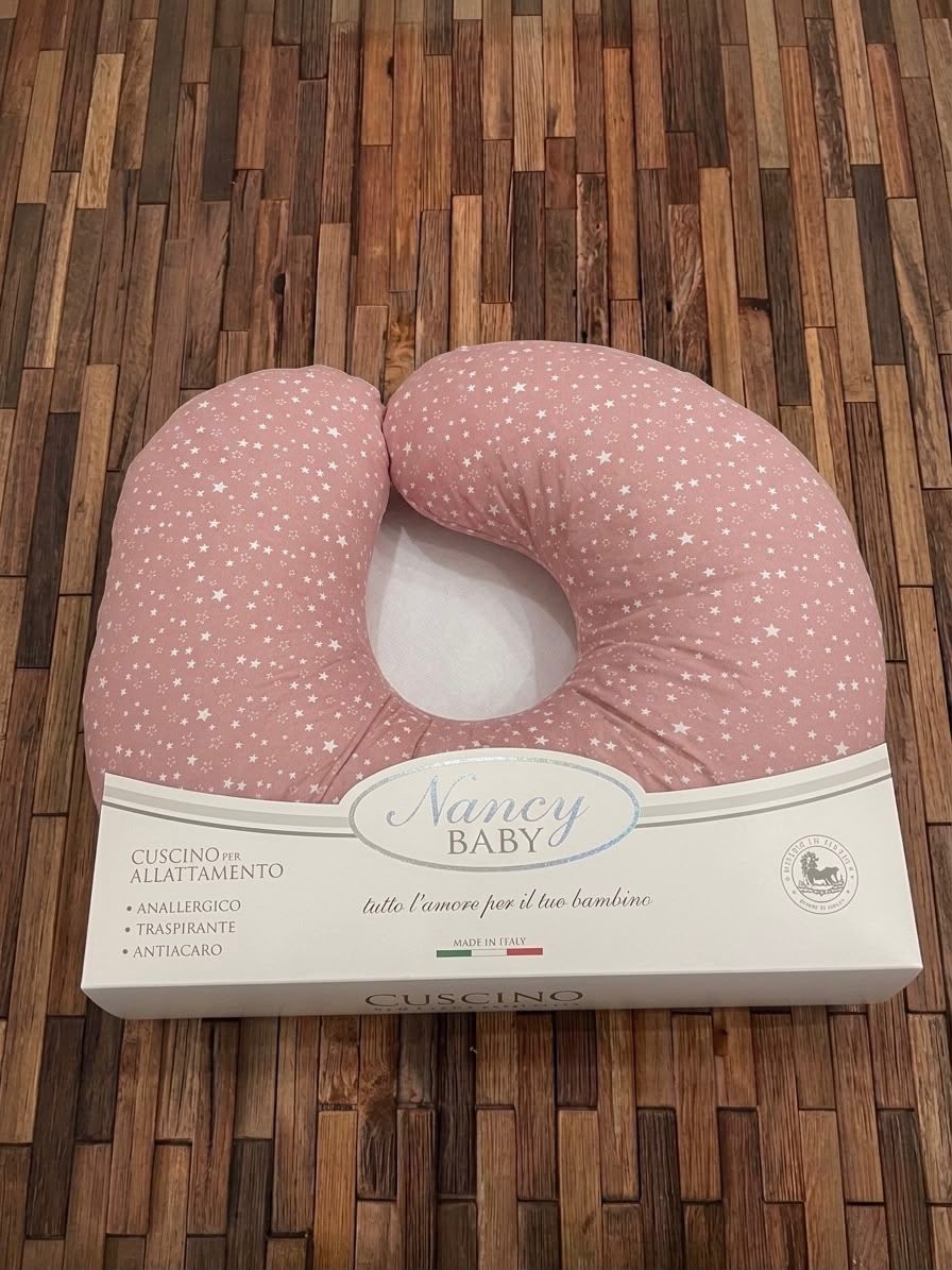 Cuscino Allattamento Nancy Baby Anallergico Traspirante Antiacaro Made in Italy
