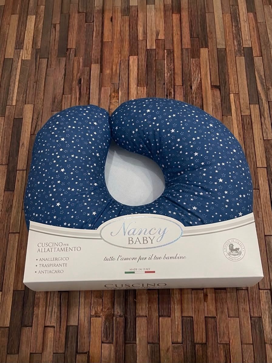 Cuscino Allattamento Nancy Baby Anallergico Traspirante Antiacaro Made in Italy
