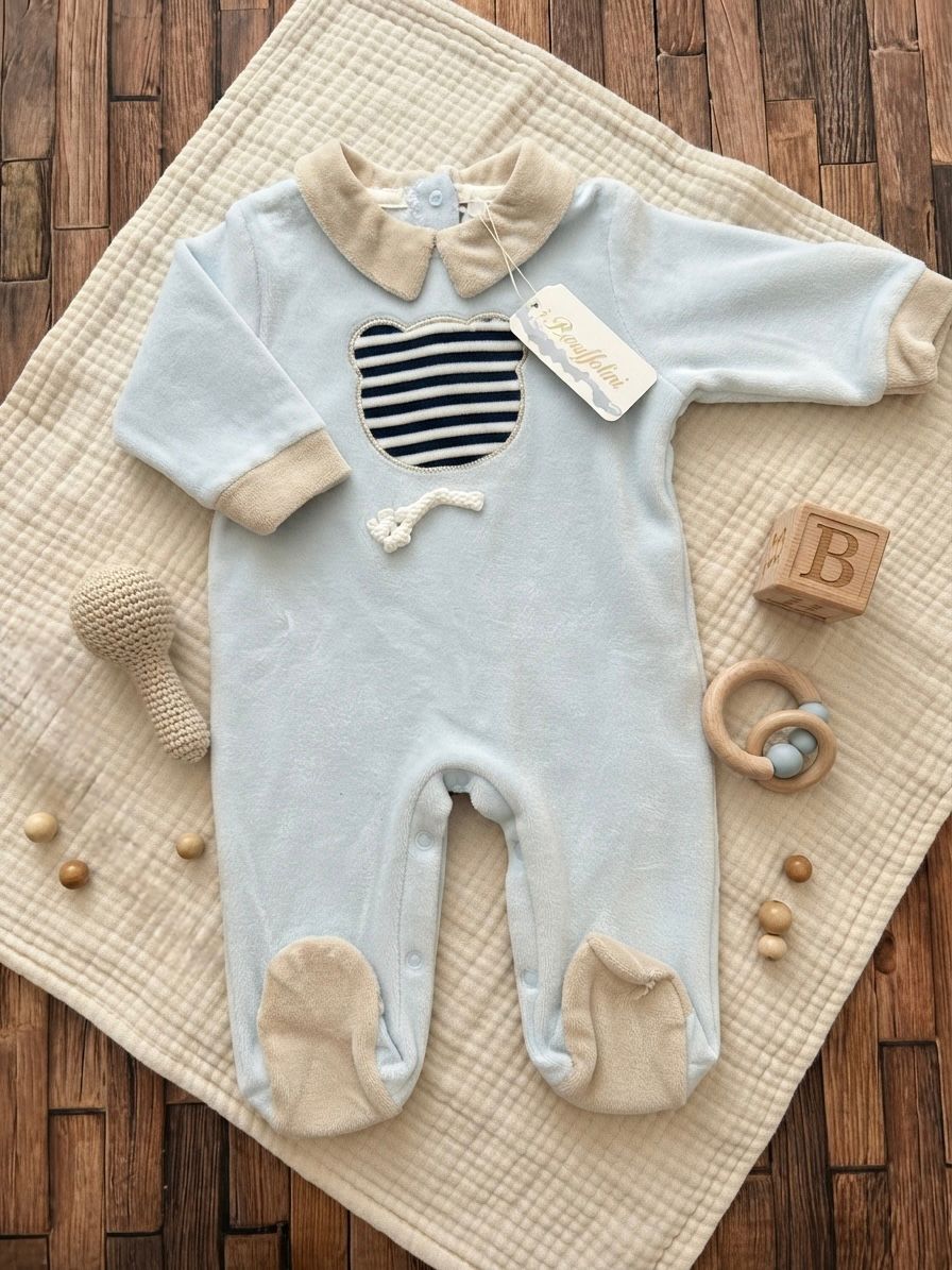 Tutina in Ciniglia Neonato Maschietto I Batuffolini Art. B548/7M