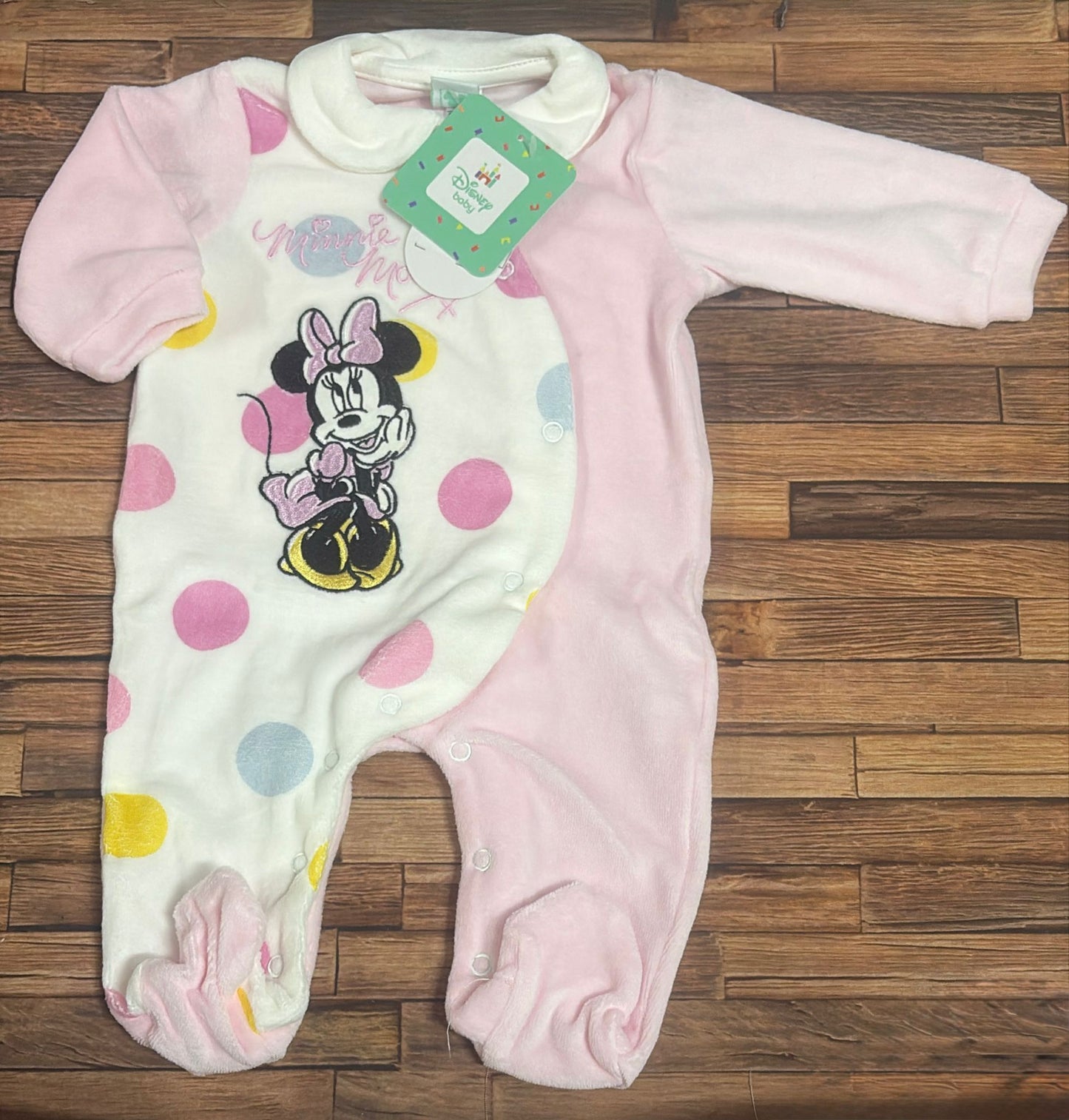 Tutina in Ciniglia Disney Minnie per Neonata – Morbida e Calda