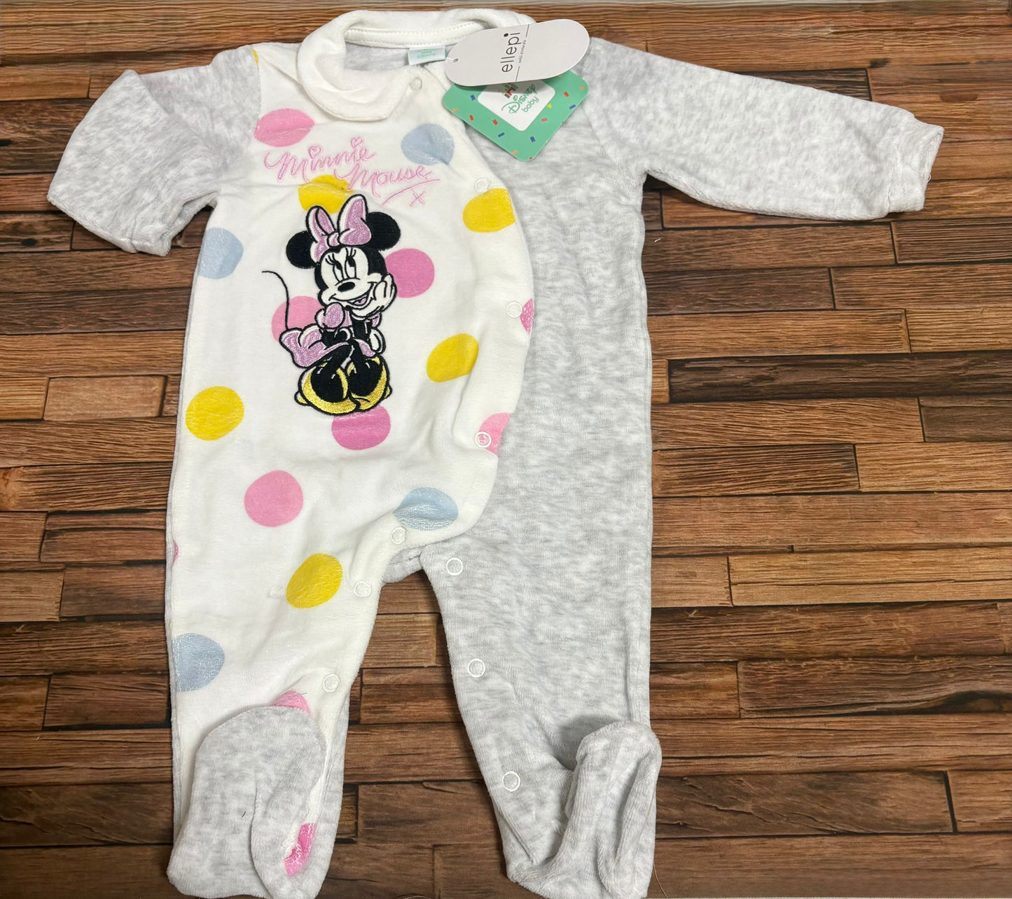 Tutina in Ciniglia Disney Minnie per Neonata – Morbida e Calda