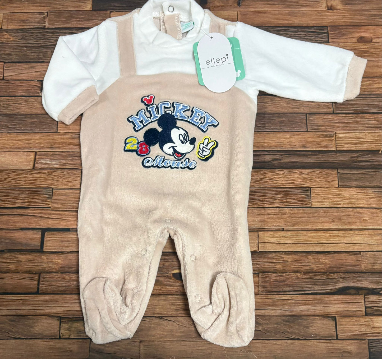 Tutina Neonato in Ciniglia Mickey Mouse Disney