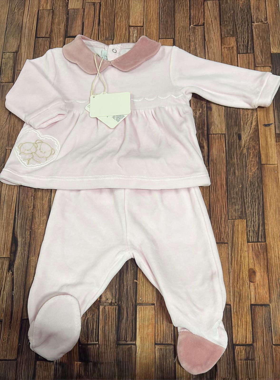 Completo Clinico Neonato in Ciniglia – Les Jolies LJ-234.