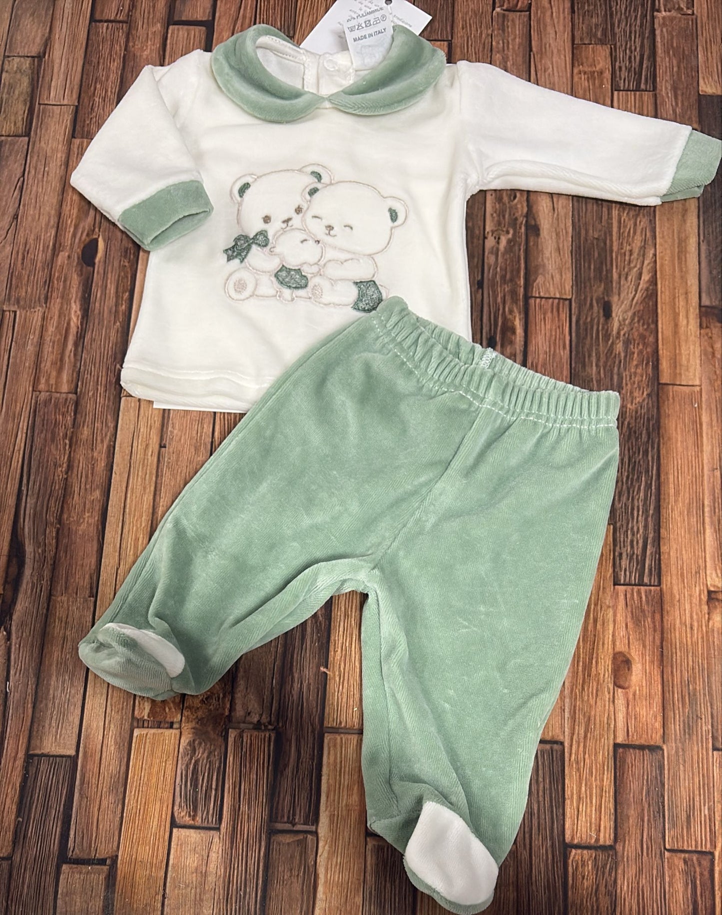 Completo Neonato con Ghettina in Ciniglia Tenerotti Art. 31 522