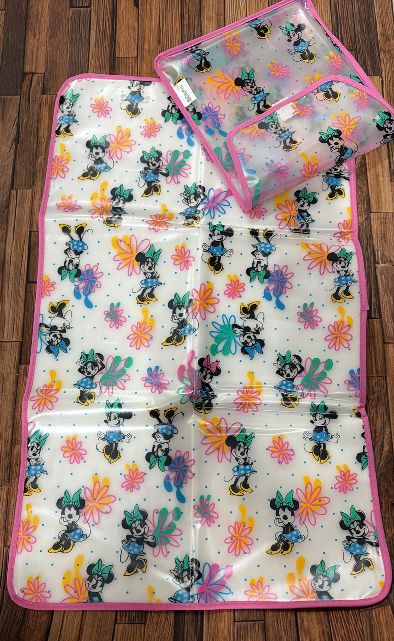 Fasciatoio Portatile Disney Minnie e Topolino – Pieghevole Impermeabile da Viaggio