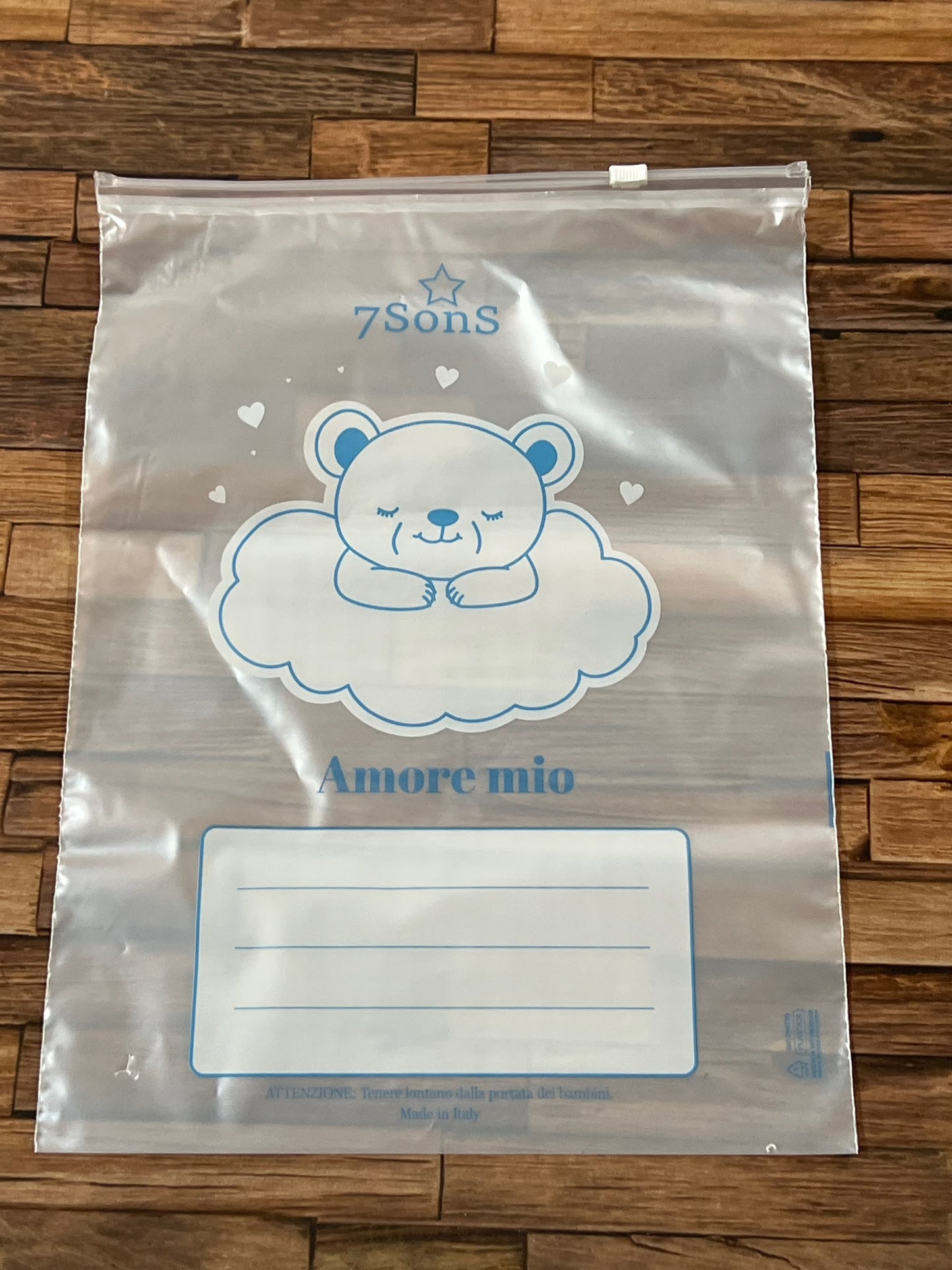 Set 6 Sacchi Cambio Neonato con Chiusura – Art. 7S 0099