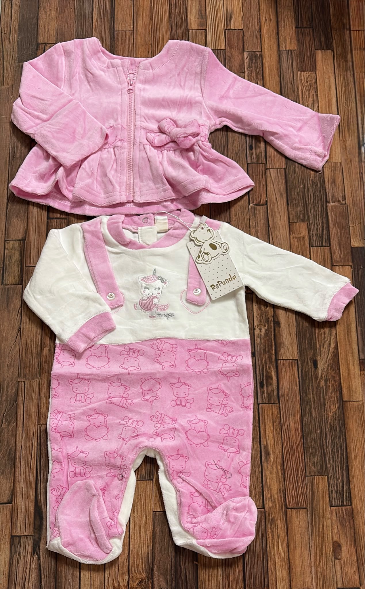 Tutina in Ciniglia con Felpina Full Zip RePanda RB-555