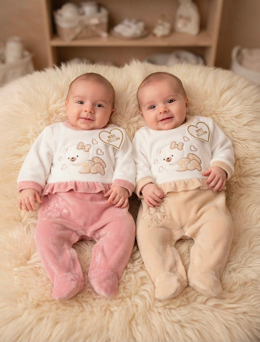 Tutina in Ciniglia Neonata Miss Bellina XNA-257