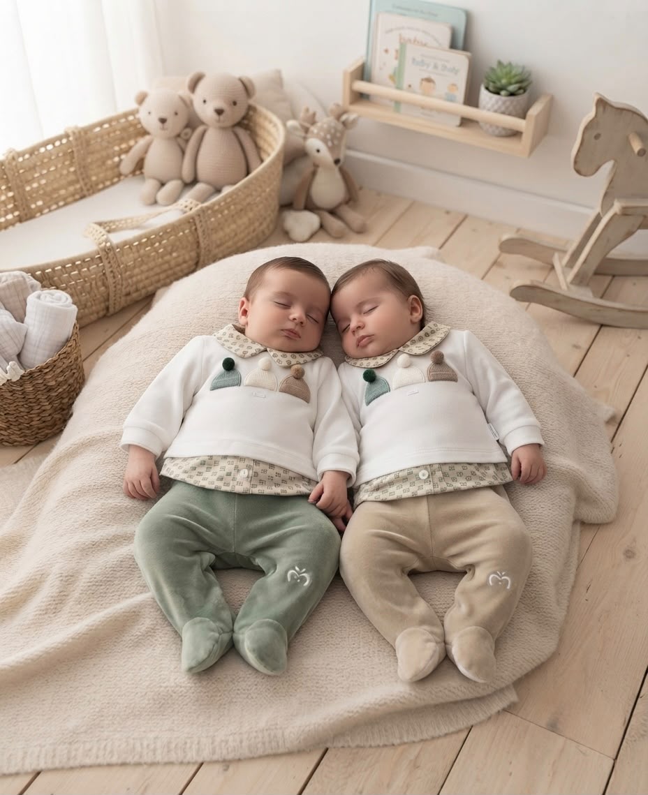 Completo Spezzato in Ciniglia Neonato Melanie SC106