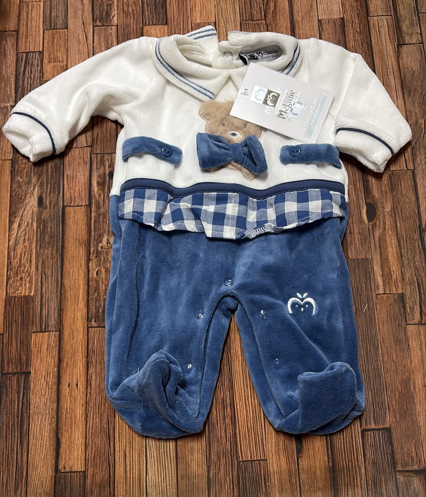 Tutina in ciniglia maschietto Melanie TC101
