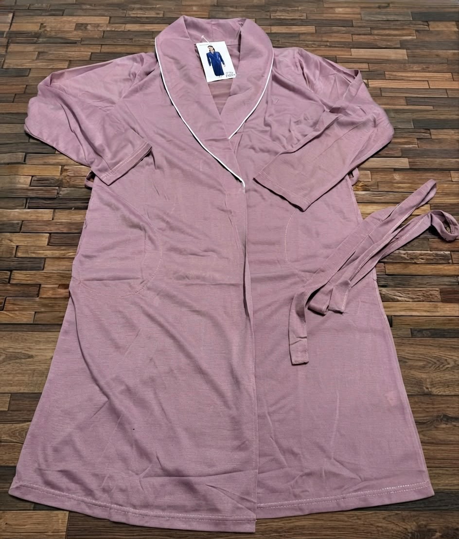 Vestaglia da Donna Lunga con Cintura F1386