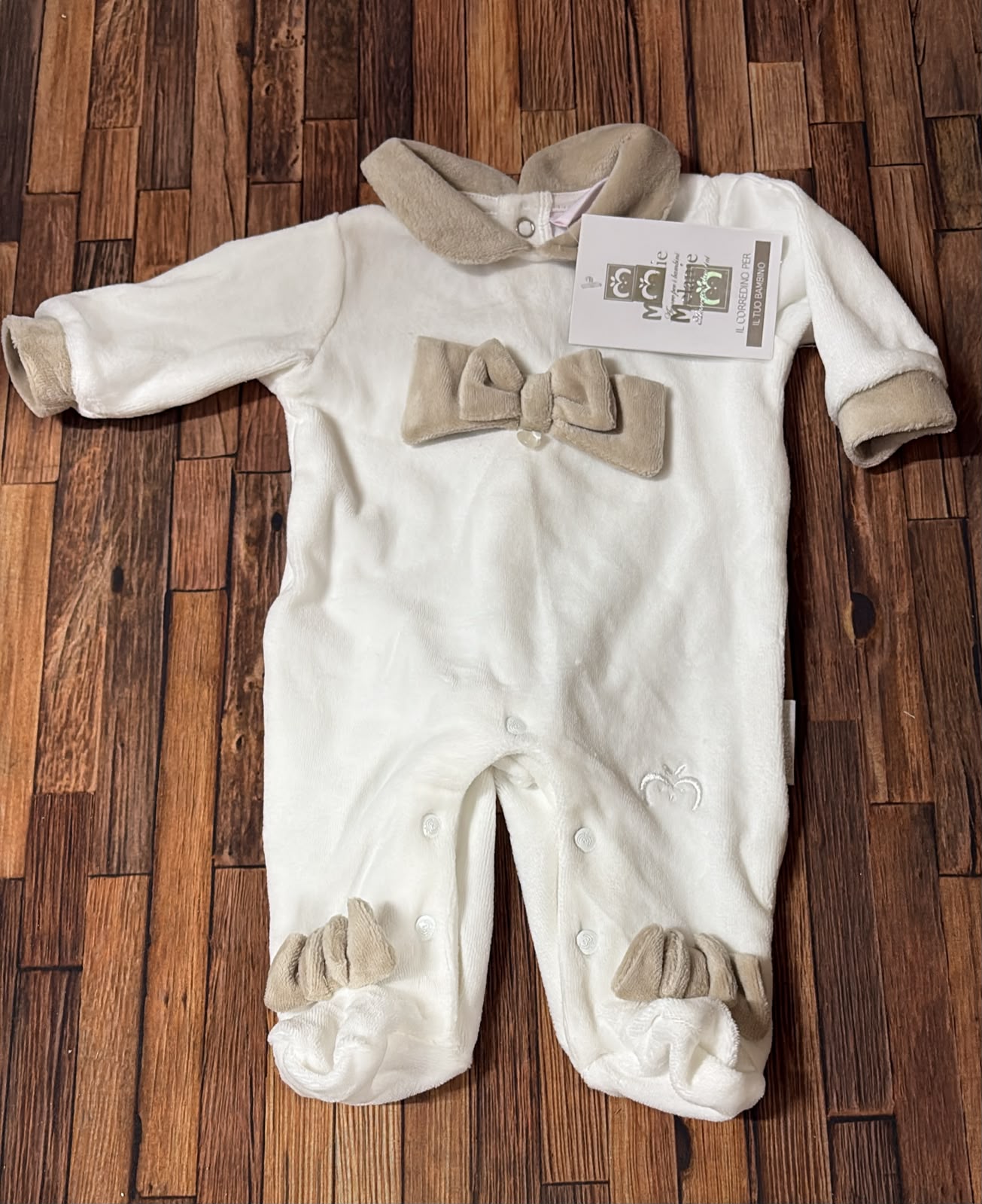 Tutina in Ciniglia Neonata Melanie Art. TC114