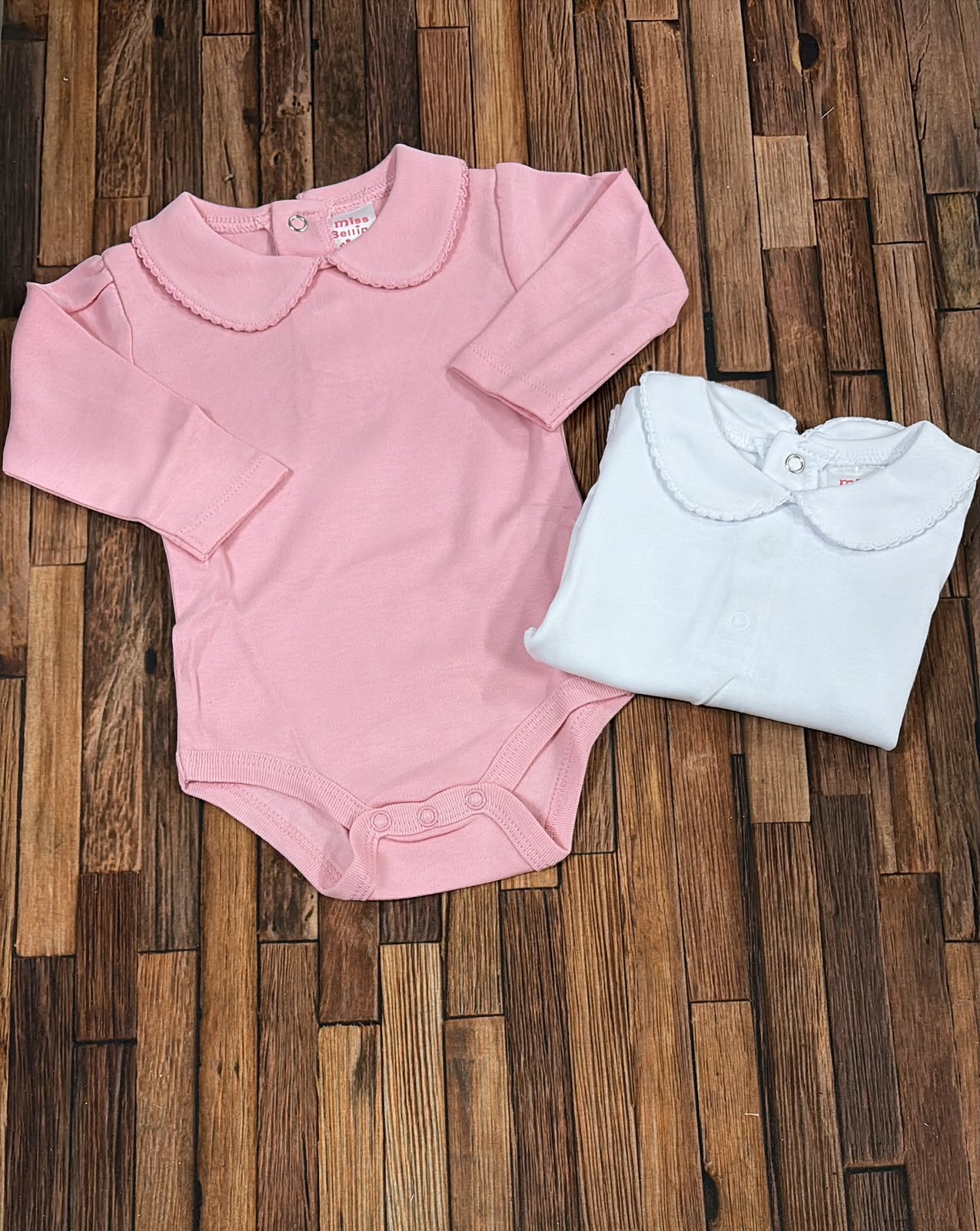 Set 2 Body Manica Lunga Mod. Polo “Miss Bellina”