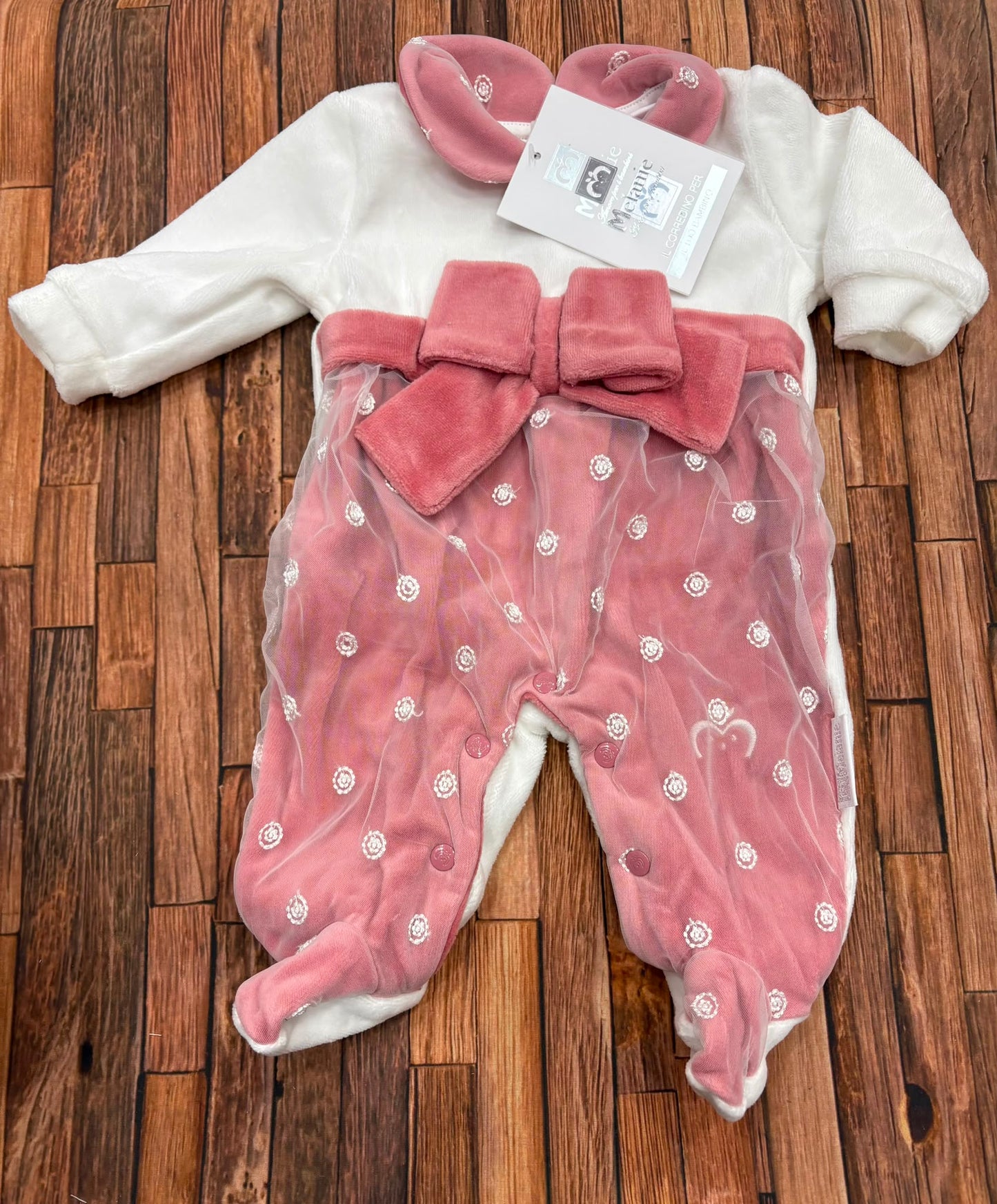 Tutina in ciniglia femminuccia “Melanie” – Art. TC109
