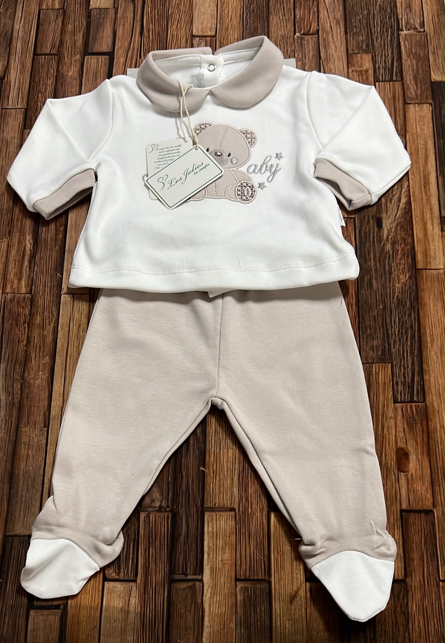Clinico Neonato 2 Pezzi in Caldo Cotone Les Jolies