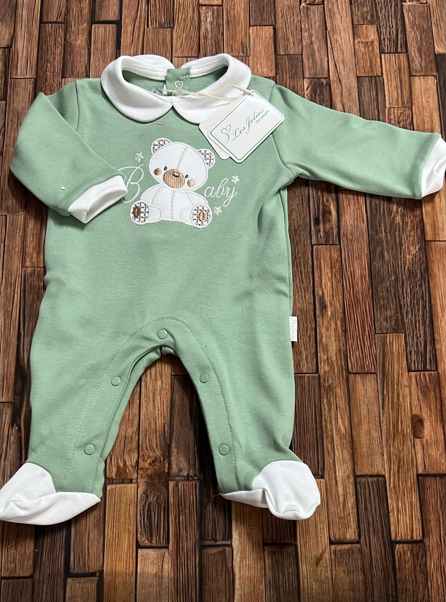 Tutina Neonato in Interlock Caldo Cotone Les Jolies