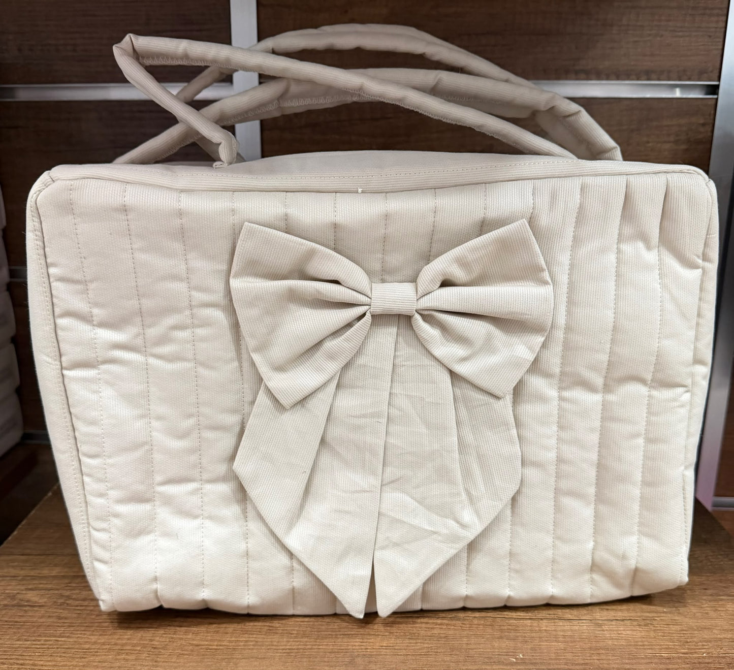 Borsa Mamma Trapuntata con Fiocco