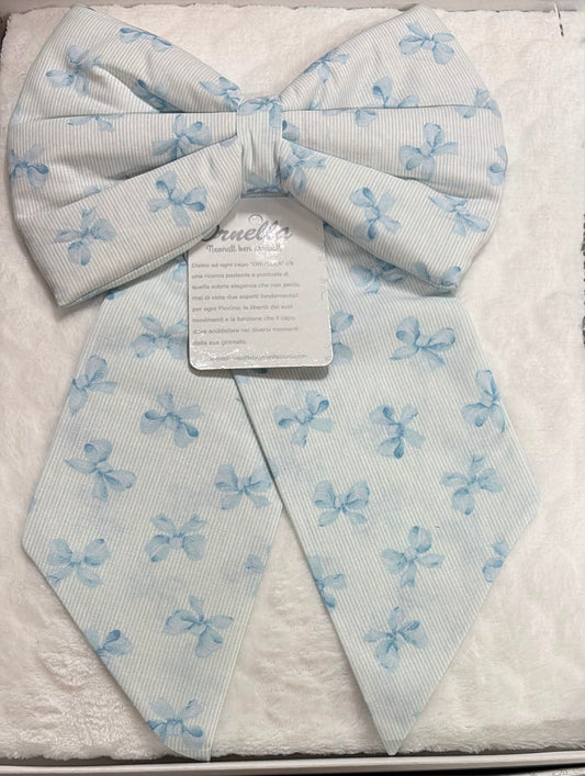 Copertina Culla in Pellicciotto con Fiocco Ornella CCT006-104F