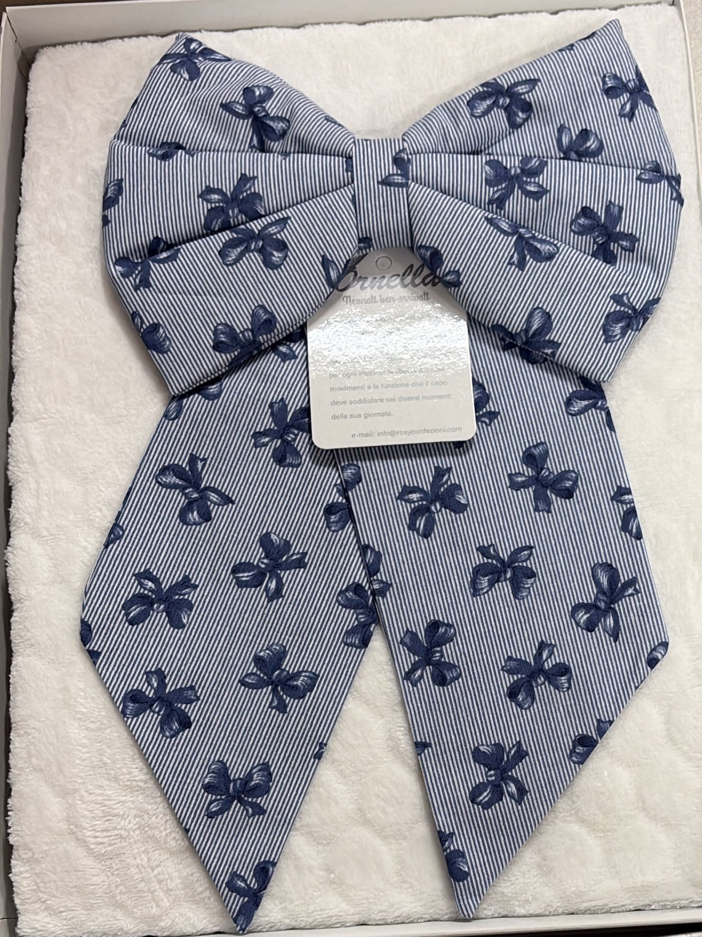Copertina Culla in Pellicciotto con Fiocco Ornella CCT006-104F