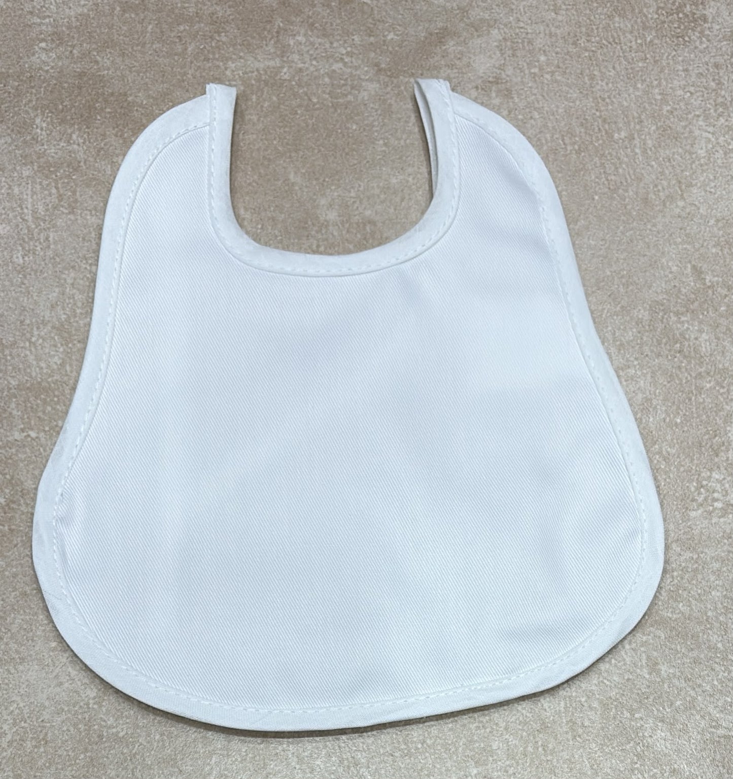 Bavetta Neonato in Cotone con Bordo Colorato