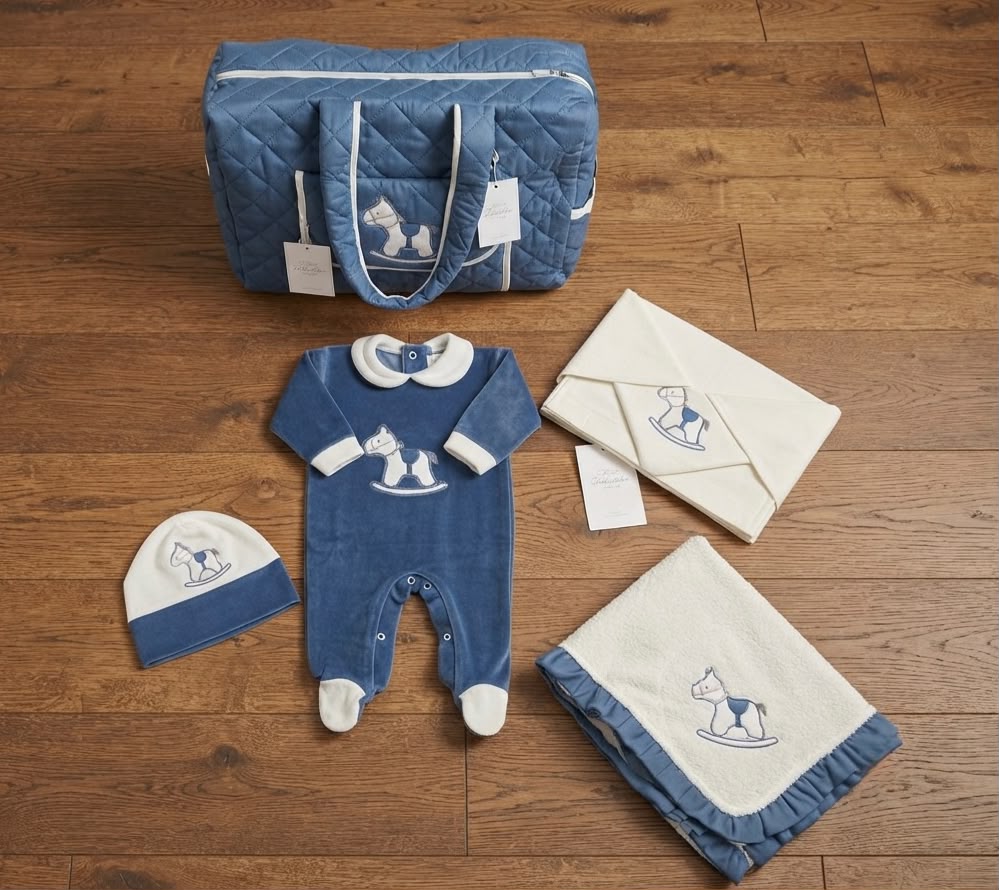 Set Uscita Clinica Neonato 5 Pezzi Cavalluccio – Tenerotti