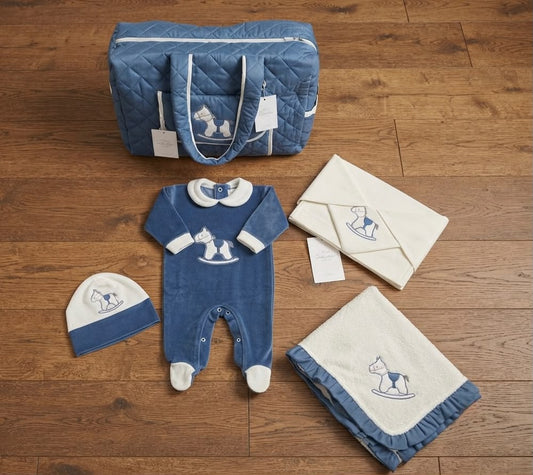 Set Uscita Clinica Neonato 5 Pezzi Cavalluccio – Tenerotti