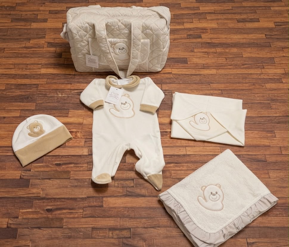 Set Uscita Clinica Neonato 5 Pezzi Orsetto – Tenerotti