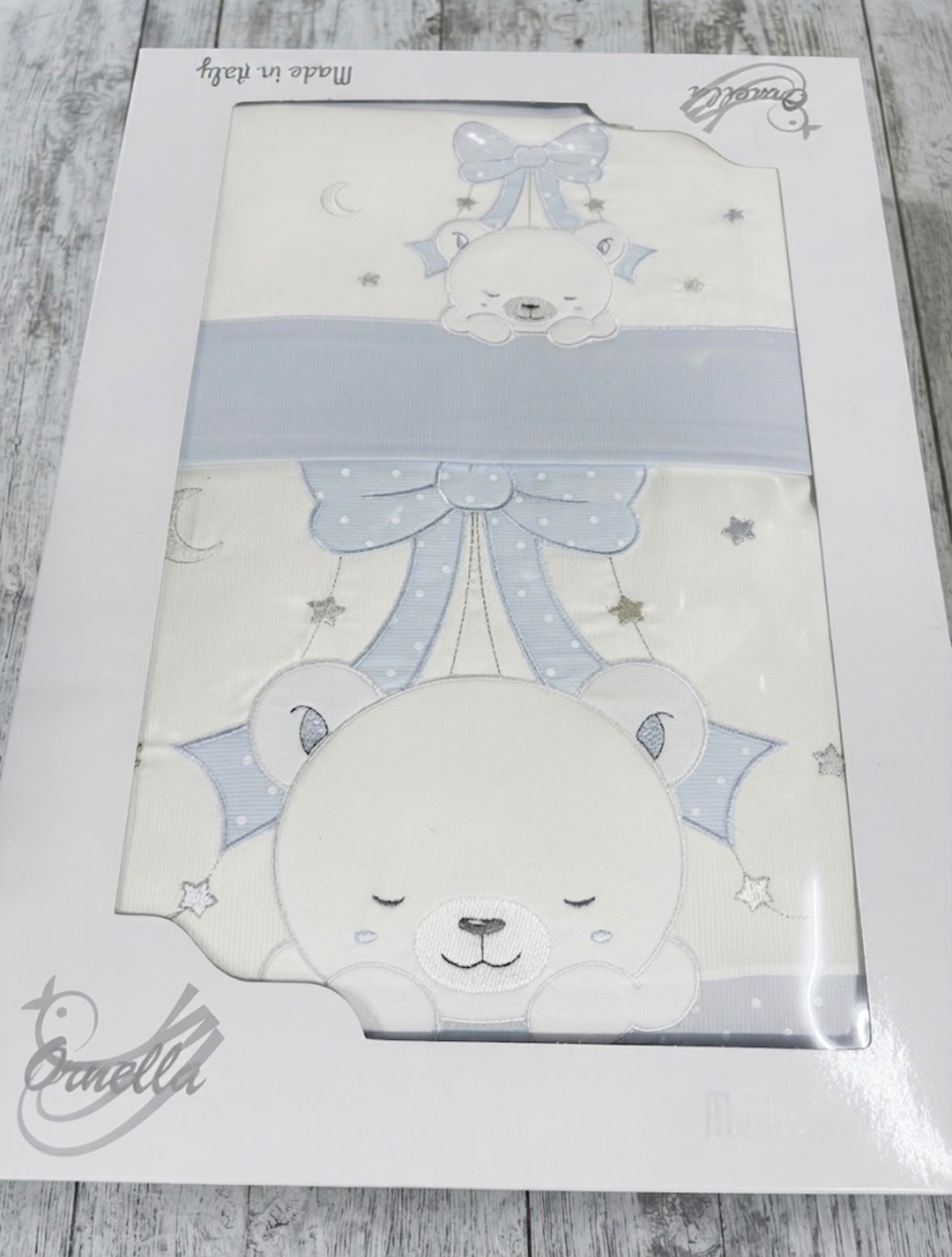 Set Piumino e Lenzuola Passeggino Ornella 100% Cotone – Vari Modelli