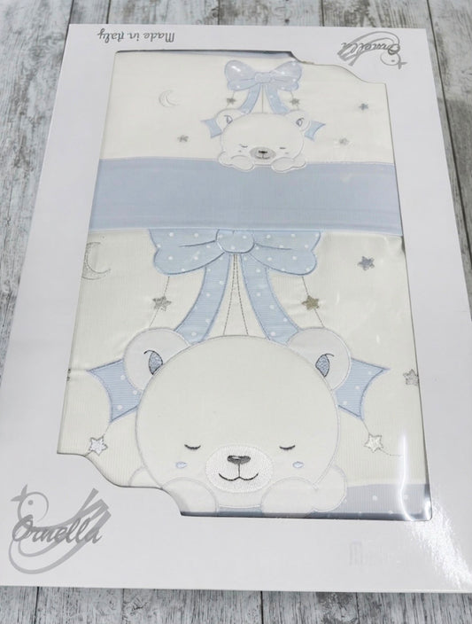Set Piumino e Lenzuola Passeggino Ornella 100% Cotone – Vari Modelli