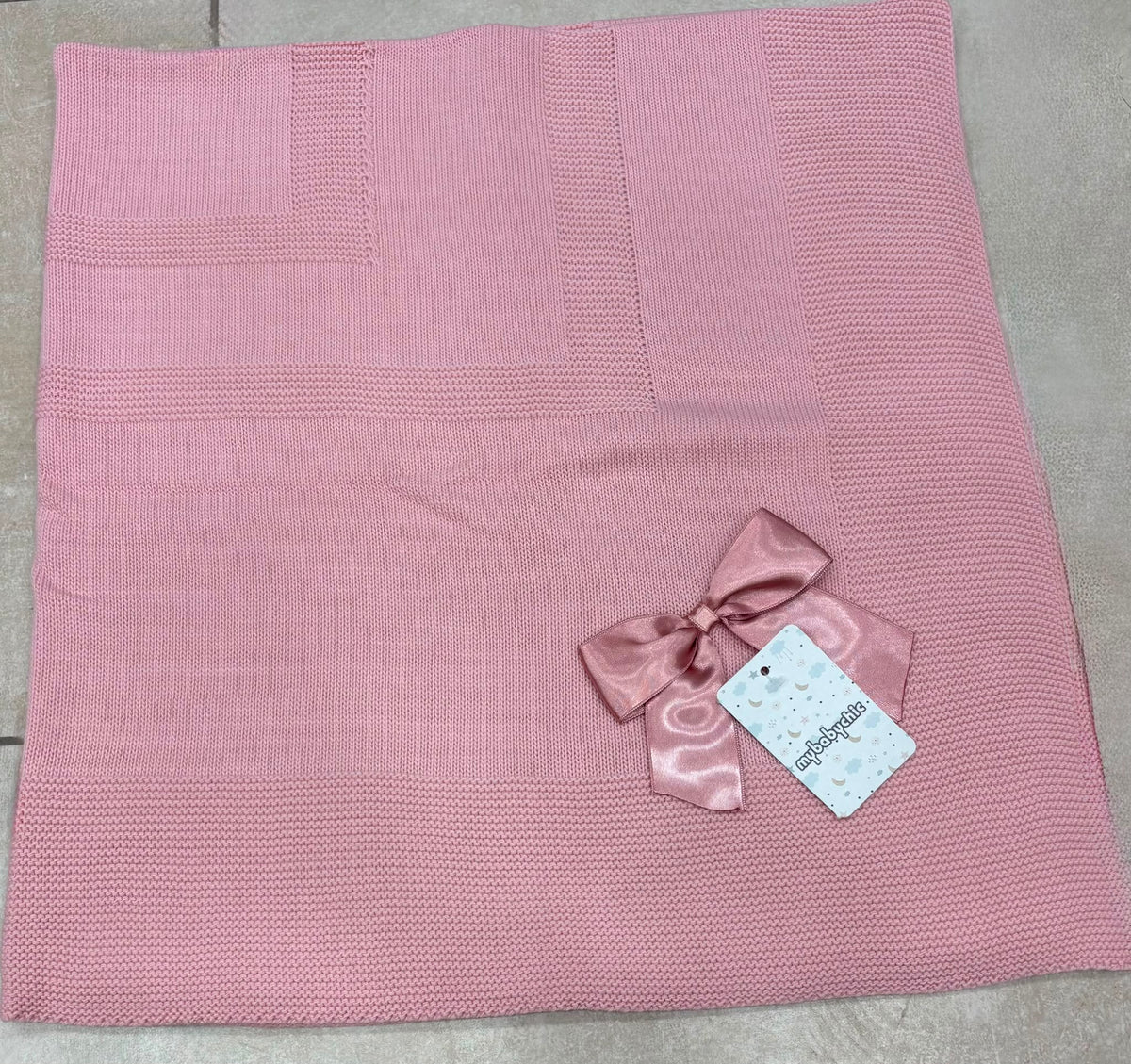 Scialle Neonato in Maglia My Baby Chic – Art. 2452