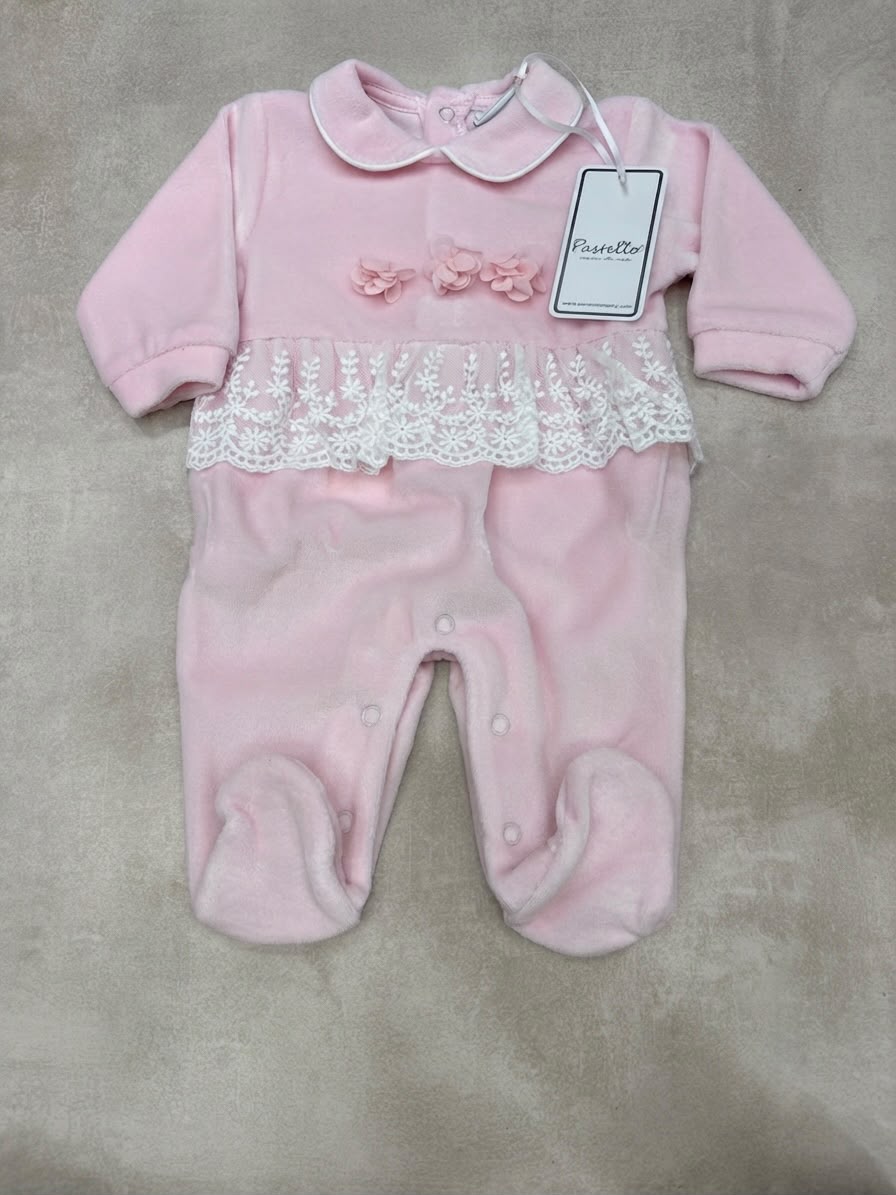 Tutina Neonata in Ciniglia Pastello – Art. TC025AH