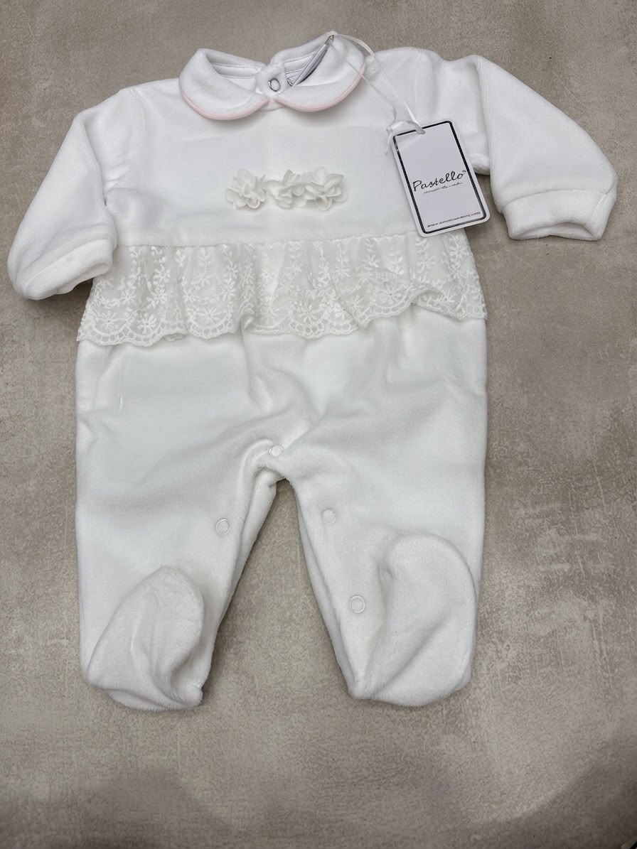 Tutina Neonata in Ciniglia Pastello – Art. TC025AH