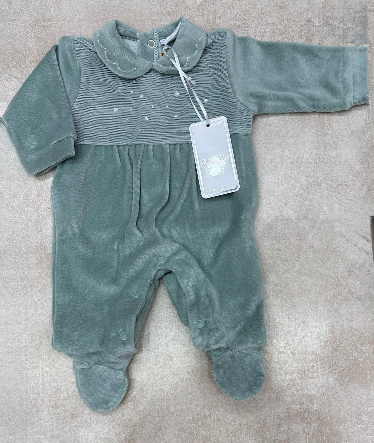 Tutina Neonata in Ciniglia Pastello – Art. TC0024AH