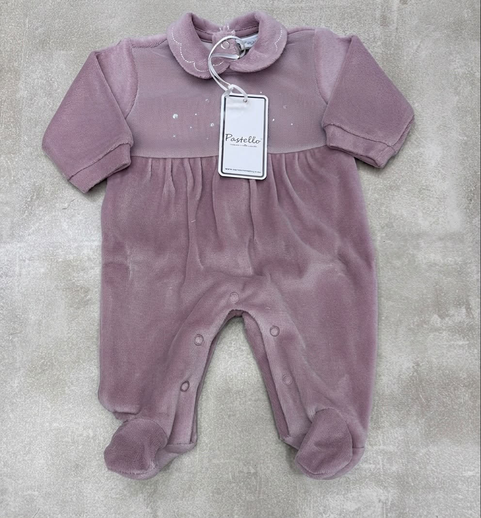 Tutina Neonata in Ciniglia Pastello – Art. TC0024AH