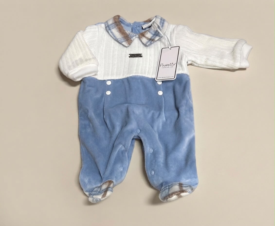 Tutina Neonato in Ciniglia Pastello – Art. TC031AH
