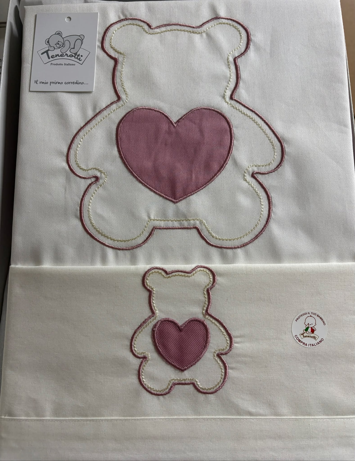 Piumoncino + Completo Lenzuola Tenerotti – Art. 38 509