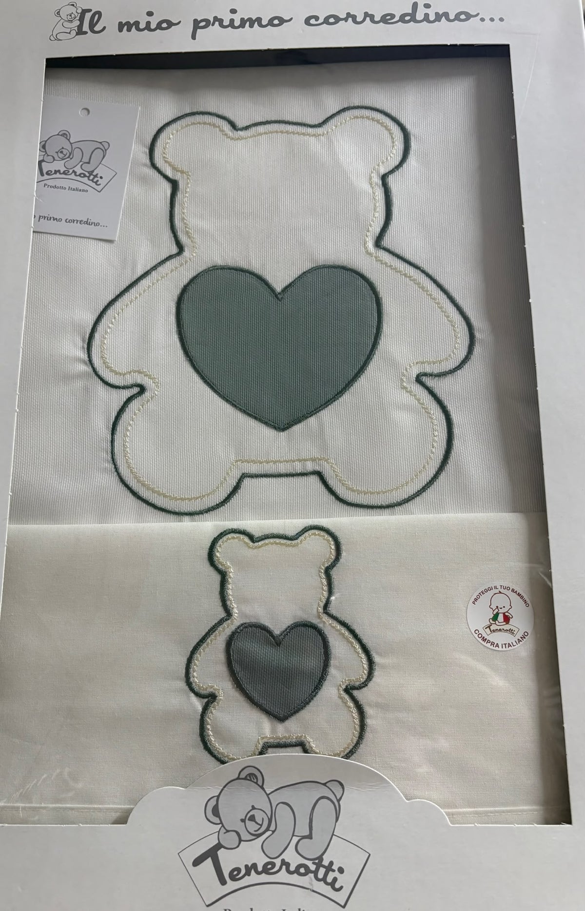 Piumoncino + Completo Lenzuola Tenerotti – Art. 38 509