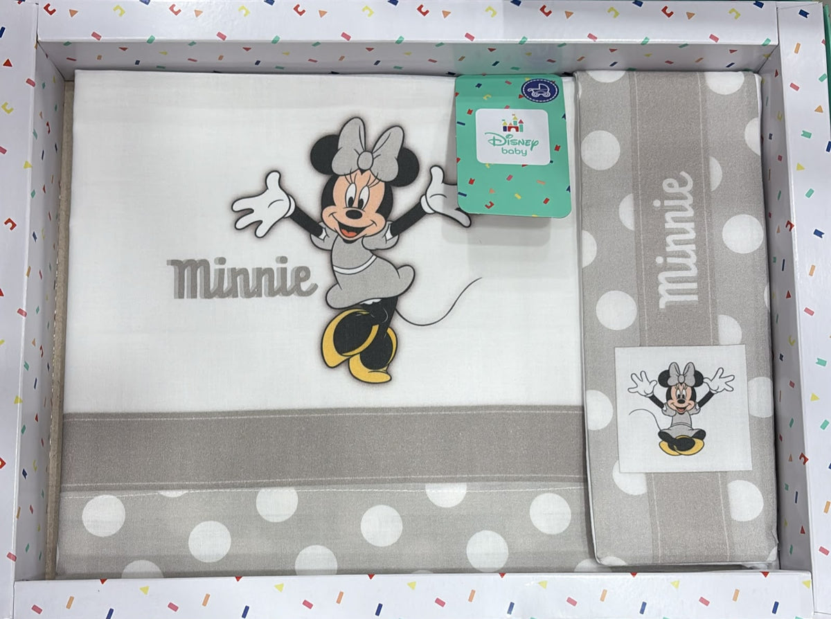 Lenzuola passeggino/navicella Disney in cotone – 3 pezzi