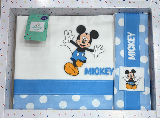 Lenzuola passeggino/navicella Disney in cotone – 3 pezzi