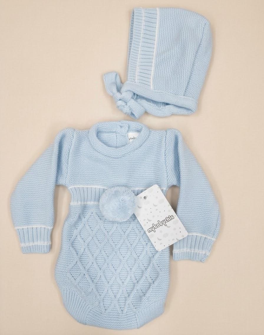 Pagliaccetto Neonato con Cuffietta My Baby Chic – Art. 2458
