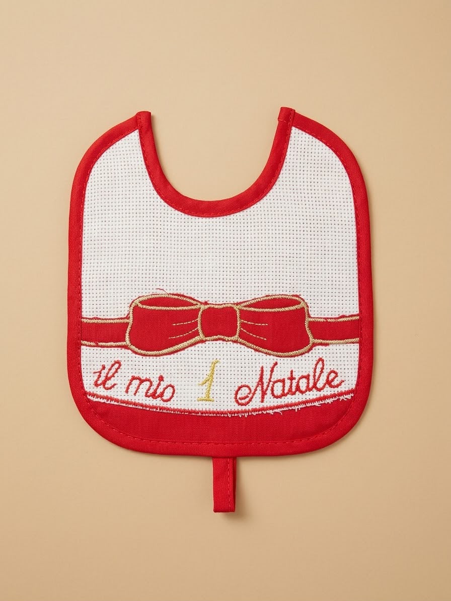 Bavette Natalizie Neonato Nancy Baby – Il Mio Primo Natale