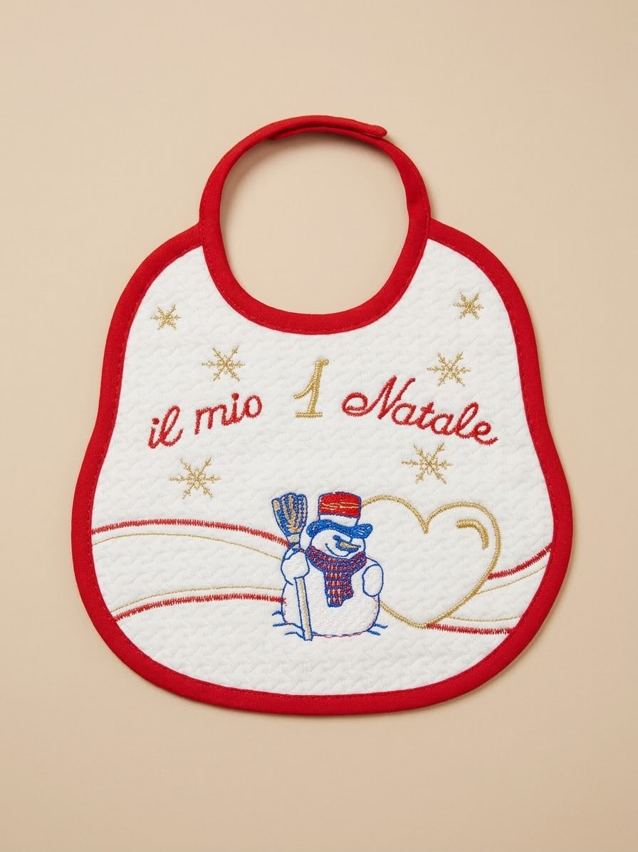 Bavette Natalizie Neonato Nancy Baby – Il Mio Primo Natale