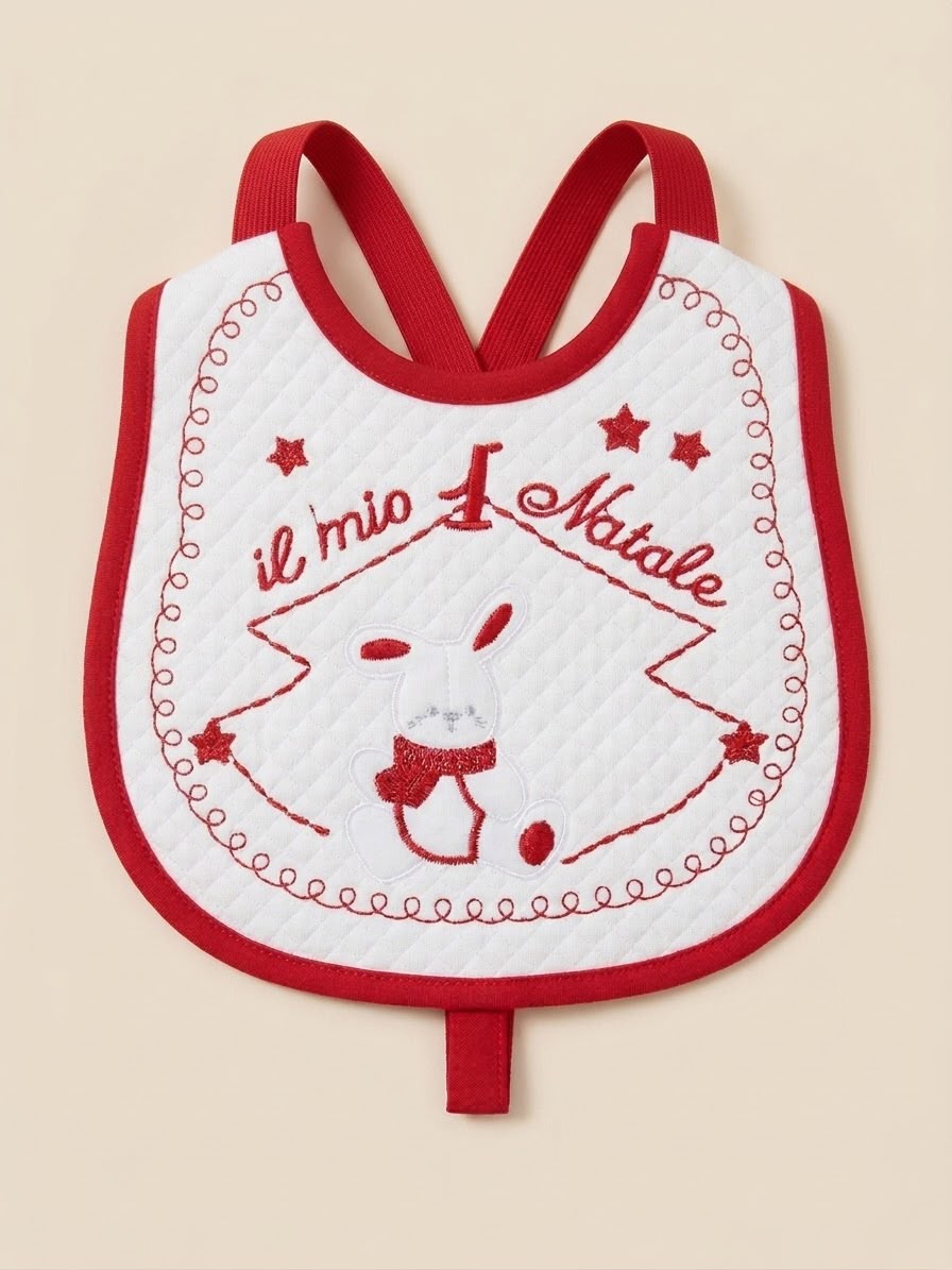 Bavette Natalizie Neonato Nancy Baby – Il Mio Primo Natale