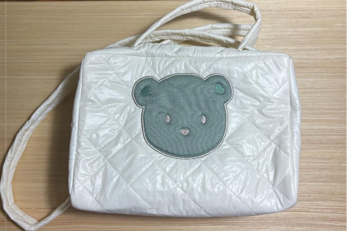 Borsa Trapuntata Neonato Orsetto 🧸✨
