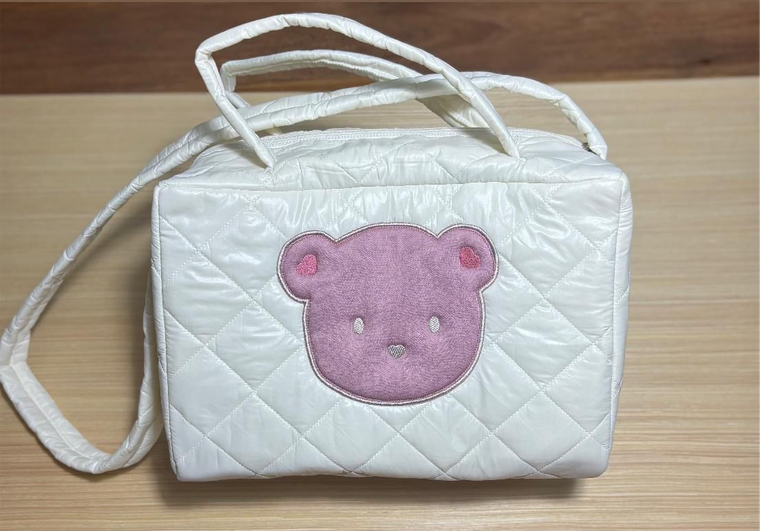 Borsa Trapuntata Neonato Orsetto 🧸✨