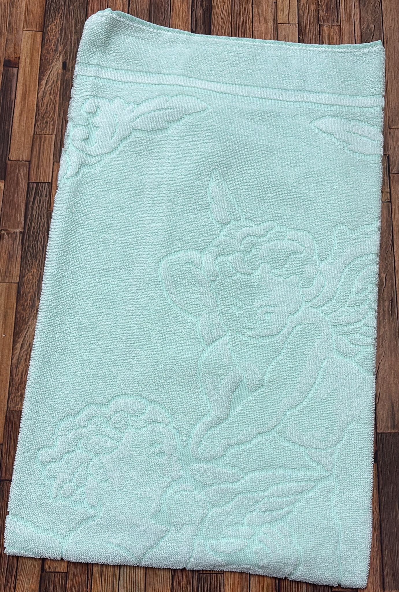Asciugamano Neonato in Spugna di Cotone Angelo – 80x30 cm – 100% Cotone