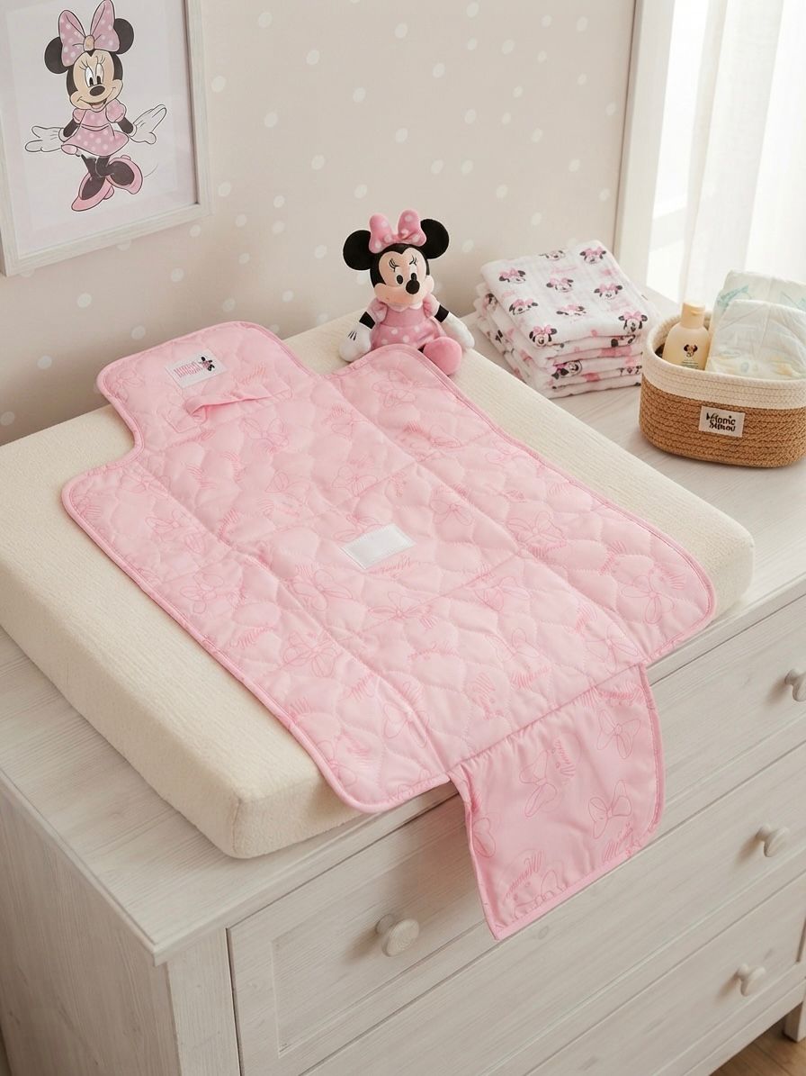 Fasciatoio Portatile Disney Minnie e Topolino – Pieghevole da Viaggio